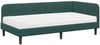 vidaXL Eckbettgestell Dunkelgrün 90 x 190 cm Samt 3394146 Bild 2
