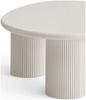Couchtisch Evan 2er-Set Ø50/130x70 cm, Cream White Bild 4