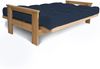 Marior HOME 'MEXICO' Klappsofa, Buchenholz, Natürlich, Blau Bild 2