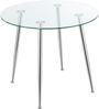 Glastisch Humppila 80x75 cm Chromfarben [en. casa] Bild 3