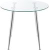 Glastisch Humppila 80x75 cm Chromfarben [en. casa] Bild 4