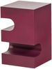 Beistelltisch Jessa - Metall Lila / Braun Bild 5
