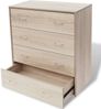 vidaXL Kommode mit 4 Schubladen 60×30,5×71 cm Eichenbraun 242544 Bild 2