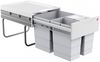 HAILO 3642-13 Abfallsorter 35 (18 + 2x8,5) Liter RAUMSPAR TANDEM ab 40 cm Schrankbreite Bild 1