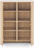 Bettso 'FARI' Hochkommode, Holzwerkstoff Braun, 132x39x103cm Bild 2