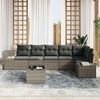 vidaXL Gartensofa-set mit Speicher Hellgrau Poly-Rattan 3355758 Bild 3