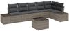 vidaXL Gartensofa-set mit Speicher Hellgrau Poly-Rattan 3355758 Bild 2