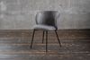 KAWOLA Stuhl LENA Esszimmerstuhl Velvet grau 78 x 53 x 54 cm Bild 2