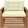 vidaXL Outdoor Mittelsofa Natur 3438939 Bild 3