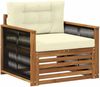 vidaXL Outdoor Mittelsofa Natur 3438939 Bild 2