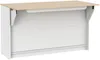 Vente-unique - TEKYNA Küchenmöbel Holz, Platte BeigeWeiß - B 75 cm49,2 cm x H 81 cm x L 140 cm Bild 4