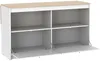 Vente-unique - TEKYNA Küchenmöbel Holz, Platte BeigeWeiß - B 75 cm49,2 cm x H 81 cm x L 140 cm Bild 5