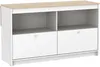 Vente-unique - TEKYNA Küchenmöbel Holz, Platte BeigeWeiß - B 75 cm49,2 cm x H 81 cm x L 140 cm Bild 3