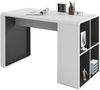 Schreibtisch >Blackpool< in Weiß matt - 119x76x59cm (BxHxT) Bild 3
