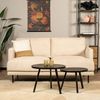 Bronx71 Bouclé Sofa Denver 2,5-Sitzer beige Bild 3