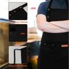 Agger Kochschürze für Damen und Herren mit verstellbaren Trägern und großen Taschen, (1-tlg), wasserdichte Kochschürze, ideal auch als Grillschürze Bild 4