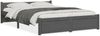 vidaXL Massivholzbett Grau 135x190 cm 4FT6 Double [815021] Bild 2