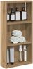 vidaXL Badezimmer-Wandschrank Kunsthandwerk Eiche 30 x 10 x 60,5 cm 889326 Bild 3