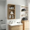 vidaXL Badezimmer-Wandschrank Kunsthandwerk Eiche 30 x 10 x 60,5 cm 889326 Bild 4