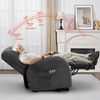 M MCombo Fernsehsessel mit Aufstehhilfe Elektrisch, mit Massage & Heizung, Relaxsessel mit Liegefunktion bis 145°, 7252 (Stoff, Dunkelgrau) Bild 4