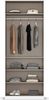 rauch Drehtürenschrank Kleiderschrank Schrank Garderobe AGORDO mit Dekor- oder Hochglanzfront (in zwei Griff-Farben) durchdachte Innenausstattung, in 6 Breiten und 2 Höhen MADE IN GERMANY Bild 4