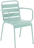 Vente-unique - MIRMANDE Garden dining set Metall Grün - B 59 cm x H 79 cm x L 56 cm Bild 2