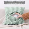 Amilian Dekokissen Sofakissen Couchkissen 2er Set Zierkissen mit Kissenfüllung, (2 Stück), 40x40 cm, Dekokissen mit Füllung und Bezug, Wohnkissen Bild 3