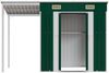 vidaXL Gartenhaus mit Schleppdach Grün 277x107x181 cm Stahl 364524 Bild 4