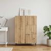 vidaXL Sideboard Artisan-Eiche 66 x 34,5 x 91,5 cm Holzwerkstoff 894404 Bild 4