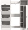 Waschmaschienenumbau Set (B/H/T: 166x195x62 cm) in weiß Nachbildung Bild 3