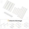 Beistelltisch Witterungsbeständiger HDPE Adirondack Tisch 36 x 36 x 47 cm Weiß Bild 4