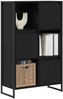 vidaXL Bücherregal Schwarz Eichen-Optik 68 x 30 x 108.5 cm 886540 Bild 3