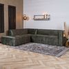 Bronx71 Ecksofa Memphis Samt grün links Bild 4