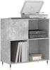 vidaXL Plattenschrank Betongrau 84,5x38x89 cm Holzwerkstoff 831768 Bild 3