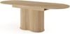AX LIVING Sanremi ovaler Esstisch ausziehbar Eiche Cremona 180-220 cm Bild 4