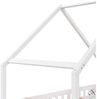 IDIMEX Kinderbett CORA, Kinderbett 90x190 cm mit Rausfallschutz Montessori Bodenbett Weiß Bild 4