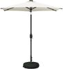 vidaXL Gartenparasol mit LED-Lichtern und Sockel 230 x 230 cm 42036249 Bild 2