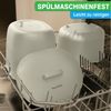 YourCasa Biomülleimer Küche 6L für alltäglichen Biomüll Spülmaschinenfest mit Sieb, Spülmaschinenfest, 6L Fassungsvermögen Bild 4