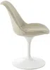 Vente-unique - XAFY Stuhl Stoff BeigeWeiß - B 61,5 cm x H 79,5 cm x L 48 cm Bild 5