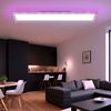 LED Deckenleuchte, Regenbogen Effekt, Fernbedienung, L 100 cm Bild 4