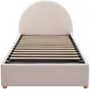 Vente-unique - LIRIMO Bett Stoff Beige - B 202 cm x H 87 cm x L 103 cm Bild 4