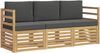 vidaXL Sofagarnituren Massivholz Akazie 3391297 Bild 2