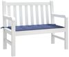 vidaXL Gartenbank-Auflage Marineblau 120x50x3 cm Oxford-Gewebe 378475 Bild 3