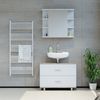 Vicco 'Ilias' Waschbeckenunterschrank, Spanplatte, 60,8 x 80 x 33 cm, Sonoma Weiß Bild 4