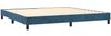 vidaXL Boxspringbett mit Matratze Dunkelblau 200x200 cm Samt, Härtegrad: H2 [3141207] Bild 4