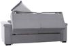 Dmora 2-Sitzer Schlafsofa Biscossi, Schlafsofa fürs Wohnzimmer, gepolstert, abnehmbar, 100 % Made in Italy-Qualität, 205x95 h100 cm, Grau Bild 5