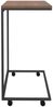 vidaXL Beistelltisch mit Rollen Schwarz 55x35x70 cm Holzwerkstoff 343100 Bild 4