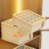 ABC Zweiteilige Aufbewahrungsbox für BHs und Socken, faltbare Schubladenkonstruktion, für Zuhause und Hotel Bild 4