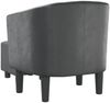vidaXL Clubsessel mit Fußhocker Grau Kunstleder 356492 Bild 5