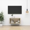 vidaXL TV-Wandschrank Sonoma-Eiche 37x37x72 cm Holzwerkstoff 805474 Bild 1